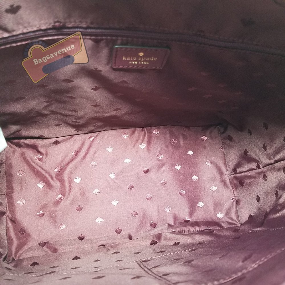#bagsavenue Glitter Penny Greta Court Cherrywood Kate Spade FAST SHIPPING - Picture 3 of 15